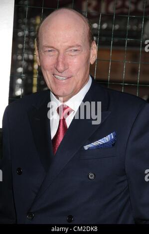 Sept. 19, 2012 - Los Angeles, California, USA - Sep 19, 2012 - Los Angeles, California, USA - Actor ED LAUTER, wife  at the 'Trouble With The Curve' Los Angeles Premiere held at the Village Theater, Westwood. (Credit Image: © Paul Fenton/ZUMAPRESS.com) Stock Photo