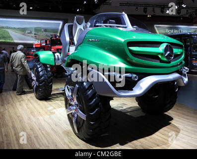 New Mercedes Benz Unimog Concept at the International Motor Show for Commercial Vehicles Stock Photo