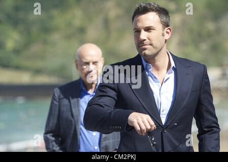 Sept. 22, 2012 - San Sebastian, Euskadi, Spain - Ben Affleck and Alan Arkin attend Argo photocall at the Kursaal Palace during 60th San Sebastian International Film Festival on September 22, 2012 in San Sebastian, Spain. (Credit Image: © Jack Abuin/ZUMAPRESS.com) Stock Photo