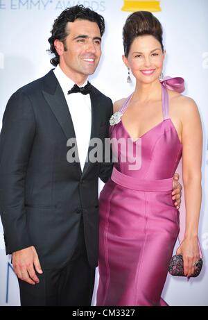 Dario Franchitti Ashley Judd arrivals64th Primetime Emmy Awards - ARRIVALS Part 2 Nokia Theatre L.A LIVE Los Angeles CA Stock Photo