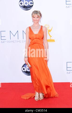 Lindsay Pulsipher arrivals64th Primetime Emmy Awards - ARRIVALS Nokia Theatre L.A LIVE Los Angeles CA September 23 2012 Photo Stock Photo