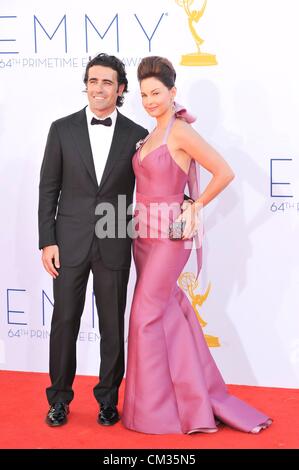 Dario Franchitti Ashley Judd arrivals64th Primetime Emmy Awards - ARRIVALS Part 3 Nokia Theatre L.A LIVE Los Angeles CA Stock Photo