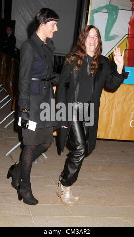 Sept. 24, 2012 - New York, New York, U.S. - Singer PATTI  SMITH and her daughter JESSE SMITH attend the Metropolitan Opera Season Opening Gala held at  Metropolitan Opera House at Lincoln Center. (Credit Image: © Nancy Kaszerman/ZUMAPRESS.com) Stock Photo