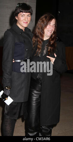 Sept. 24, 2012 - New York, New York, U.S. - Singer PATTI  SMITH and her daughter JESSE SMITH attend the Metropolitan Opera Season Opening Gala held at  Metropolitan Opera House at Lincoln Center. (Credit Image: © Nancy Kaszerman/ZUMAPRESS.com) Stock Photo