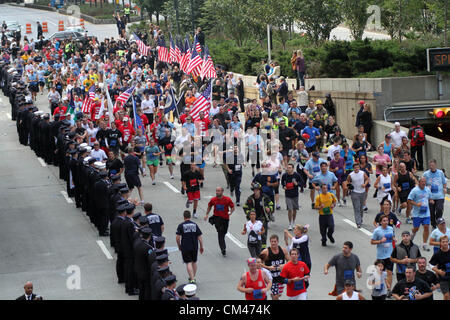 Sept. 30, 2012 - New York, New York, U.S. - Stephen Siller Tunnel to Tower run..    Â©   2012(Credit Image: © Bruce Cotler/Globe Photos/ZUMAPRESS.com) Stock Photo