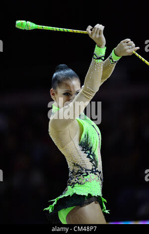 Daria Dmitrieva (RUS), SEPTEMBER 30, 2012 - Rhythmic Gymnastics : AEON CUP 2012 Worldwide R.G. Club Championships at 1st Yoyogi Gymnasium, Tokyo, Japan. (Photo by Jun Tsukida/AFLO SPORT) [0003] Stock Photo