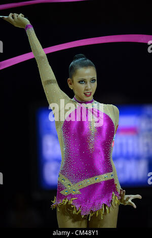 Daria Dmitrieva (RUS), SEPTEMBER 30, 2012 - Rhythmic Gymnastics : AEON CUP 2012 Worldwide R.G. Club Championships at 1st Yoyogi Gymnasium, Tokyo, Japan. (Photo by Jun Tsukida/AFLO SPORT) [0003] Stock Photo