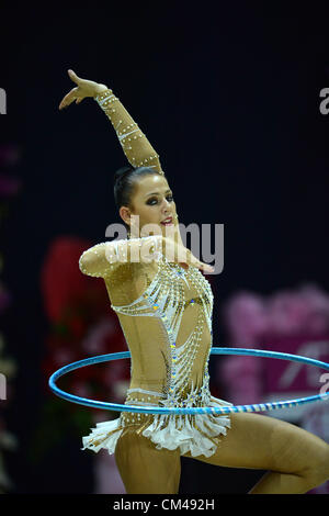 Daria Dmitrieva (RUS), SEPTEMBER 30, 2012 - Rhythmic Gymnastics : AEON CUP 2012 Worldwide R.G. Club Championships at 1st Yoyogi Gymnasium, Tokyo, Japan. (Photo by Jun Tsukida/AFLO SPORT) [0003] Stock Photo