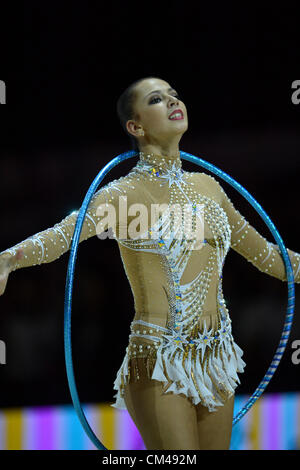 Daria Dmitrieva (RUS), SEPTEMBER 30, 2012 - Rhythmic Gymnastics : AEON CUP 2012 Worldwide R.G. Club Championships at 1st Yoyogi Gymnasium, Tokyo, Japan. (Photo by Jun Tsukida/AFLO SPORT) [0003] Stock Photo