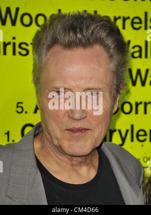 Oct. 1, 2012 - Los Angeles, California, U.S. - Christopher Walken Attending the Los Angeles Premiere of ''Seven Psychopaths'' held at the Bruin Theatre in Westwood, California on October 1, 2012. 2012(Credit Image: © D. Long/Globe Photos/ZUMAPRESS.com) Stock Photo