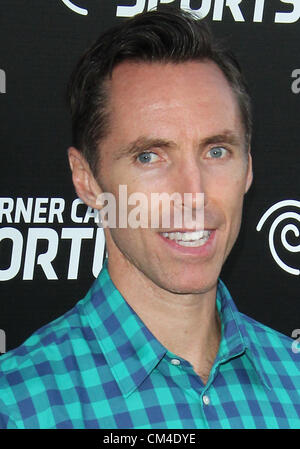 Oct. 1, 2012 - Los Angeles, California, U.S. - Steve Nash  attends  Launch Of Time Warner Cable Sportsnet Gala on 1st October 2012 Time Warner Cable Sports Studios,El  Segundo,CA.USA.(Credit Image: © TLeopold/Globe Photos/ZUMAPRESS.com) Stock Photo