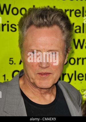 Oct. 1, 2012 - Los Angeles, California, U.S. - Christopher Walken Attending the Los Angeles Premiere of ''Seven Psychopaths'' held at the Bruin Theatre in Westwood, California on October 1, 2012. 2012(Credit Image: © D. Long/Globe Photos/ZUMAPRESS.com) Stock Photo