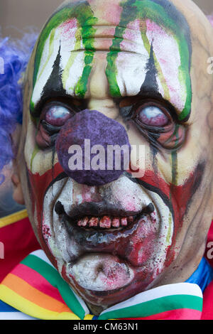 London, England, UK. Saturday, 13 October 2012. World Zombie Day 2012 in London. (Photo: Nick Savage / Alamy Live News) Stock Photo