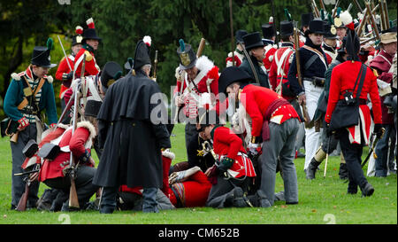 . Battle of Queenston Heights, 1812 . Sir Isaac Brock's death at the ...