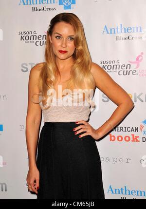 Lauren Conrad at arrivals for Designs For The Cure Gala, Millennium Biltmore Hotel, Los Angeles, CA October 13, 2012. Photo By: Dee Cercone/Everett Collection Stock Photo