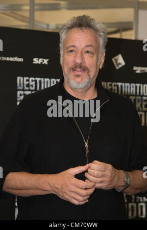 London, England, UK. Friday, 19 October 2012. Actor John de Lancie who played the character 'Q'. Destination Star Trek London takes place at the ExCel Exhibition Centre in East London from 19-21 October 2012. Stars attending the opening photocall. Picture credit: Nick Savage/Alamy Live News Stock Photo