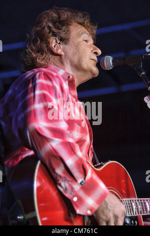 LINCOLN, CA – October 19: Henry Paul of Country rock band The Outlaws perform at Thunder Valley Casino Resort in Lincoln, California on October 19th, 2012 Stock Photo