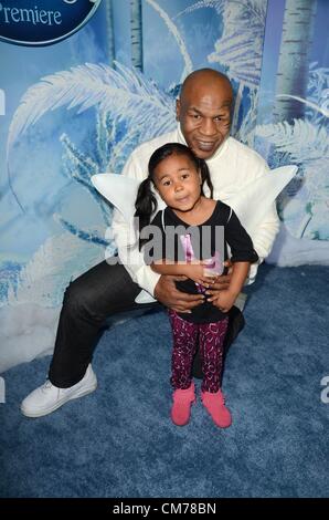 Mike Tyson, daughter Milan Tyson at arrivals for SECRET OF THE WINGS