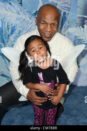 Mike Tyson, daughter Milan Tyson at arrivals for SECRET OF THE WINGS