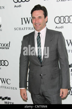 Oct. 20, 2012 - Los Angeles, California, U.S. - Jon Hamm  attends  2nd Annual Reel Stories,Real Lives  on 20th  October 2012,Milk Studios Los Angeles,CA.USA.(Credit Image: © TLeopold/Globe Photos/ZUMAPRESS.com) Stock Photo