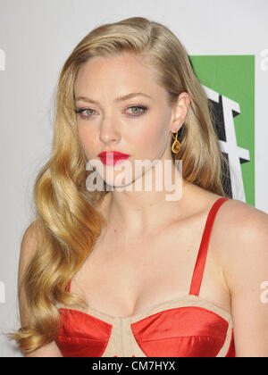 Oct. 22, 2012 - Los Angeles, California, U.S. - Actress AMANDA SEYFRIED on the red carpet for the 16th Annual Hollywood Film Awards Gala held at the Beverly Hilton Hotel.(Credit Image: © D. Long/Globe Photos/ZUMAPRESS.com) Stock Photo