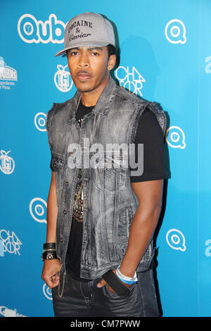 Dec. 20, 2012 - Los Angeles, California, U.S - Rapper Sim Styles attends the launch party for the Qubeey  Channel spear headed by the music superstar, in Beverly  Hills, CA on Saturday, October 20, 2012. (Credit Image: © Burt Harris/Prensa Internacional/ZUMAPRESS.com) Stock Photo