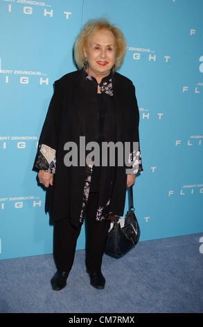 Oct. 23, 2012 - Hollywood, California, U.S. - Doris Roberts attends the Premiere Of''Flight'' .at the Arc Light Theater in Hollywood,Ca on October 23,2012.. 2012(Credit Image: © Phil Roach/Globe Photos/ZUMAPRESS.com) Stock Photo