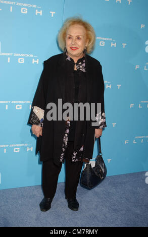 Oct. 23, 2012 - Hollywood, California, U.S. - Doris Roberts attends the Premiere Of''Flight'' .at the Arc Light Theater in Hollywood,Ca on October 23,2012.. 2012(Credit Image: © Phil Roach/Globe Photos/ZUMAPRESS.com) Stock Photo