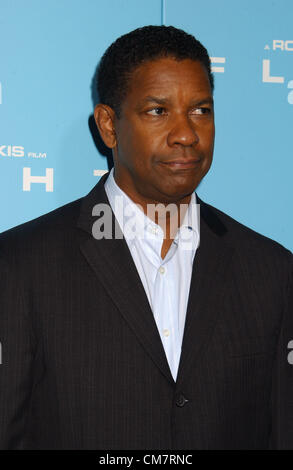 Oct. 23, 2012 - Hollywood, California, U.S. - Denzel Washington attends the Premiere Of''Flight'' .at the Arc Light Theater in Hollywood,Ca on October 23,2012.. 2012(Credit Image: © Phil Roach/Globe Photos/ZUMAPRESS.com) Stock Photo