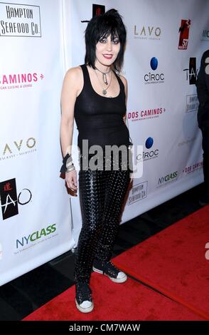 Joan Jett at arrivals for A Night of New York Class Gala, Edison Ballroom, New York, NY October 23, 2012. Photo By: Andres Otero/Everett Collection Stock Photo