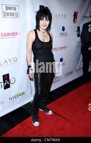 Joan Jett at arrivals for A Night of New York Class Gala, Edison Ballroom, New York, NY October 23, 2012. Photo By: Andres Otero/Everett Collection Stock Photo