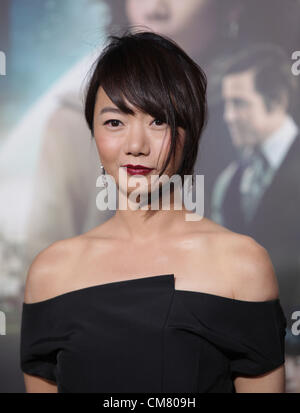 Oct. 24, 2012 - Hollywood, California, U.S. - Doona Bae arrives for the premiere of the film 'Cloud Atlas' at the Chinese theater. (Credit Image: © Lisa O'Connor/ZUMAPRESS.com) Stock Photo