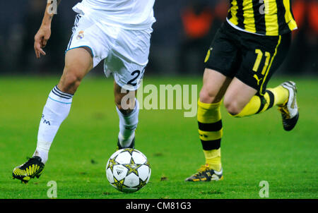 Dortmund, Germany, Football Champions League, 3rd Matchday, Borussia Dortmund - Real Madrid 2:1: duel, symbolic Stock Photo