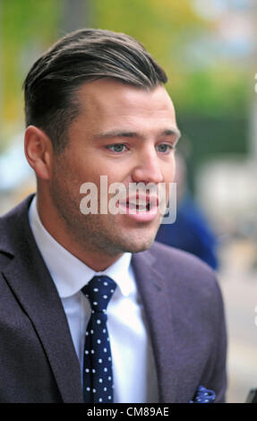 UK. MARK WRIGHT ITV STUDIOS SOUTH BANK LONDON 26 OCTOBER 2012 Stock Photo