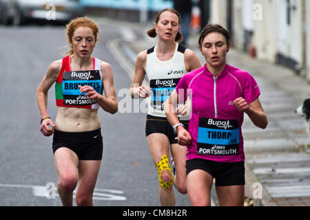 28th October 2012. Portsmouth Great Run 2012. UK Stock Photo - Alamy