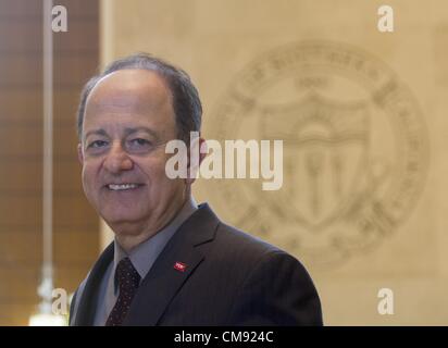 Oct. 15, 2012 - Los Angeles, California (CA, United States - Max Nikias, president of USC. (Credit Image: © Ringo Chiu/ZUMAPRESS.com) Stock Photo