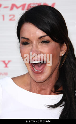 Janice Dickinson Los Angeles premiere of 'The Amazing Spider-Man' held