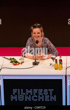 french actress Julie Delpy presents her movie, 2 Days in New York, on the international filmfestival 2012, gasteig, in munich, germany, on saturday, June 30. 2012 Stock Photo