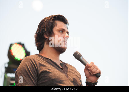 LINCOLN, CA - June 30: Shaun Latham performs at Thunder Valley Casino Resort in Lincoln, California on June 30, 2012 Stock Photo