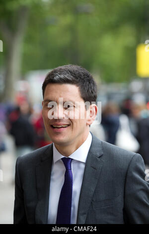 David Miliband in Westminster, London, United Kingdom. 04.07.2012 Stock Photo