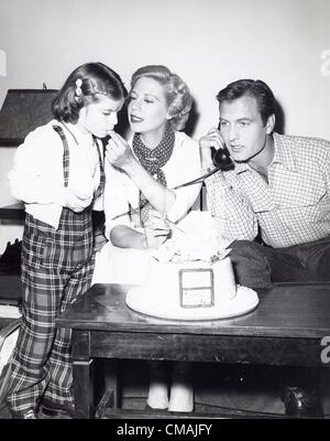 DINAH SHORE with husband George Montgomery , children Melissa ...