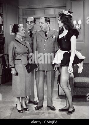 PHIL SILVERS with Dina Merrill and Paul Ford.AKA Philip Silversmith.The PHIL SILVERS Show - You'll never get rich 1956.Supplied by   Photos inc.(Credit Image: Â© Supplied By Globe Photos Inc/Globe Photos/ZUMAPRESS.com) Stock Photo