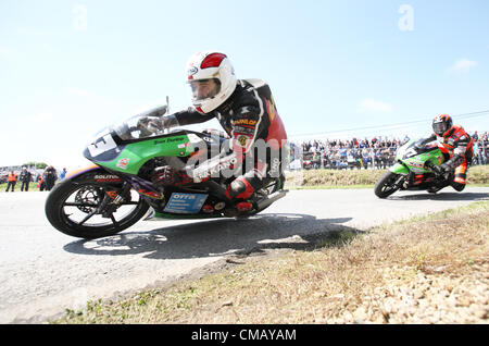 Skerries 100 road race in Ireland. Stock Photo