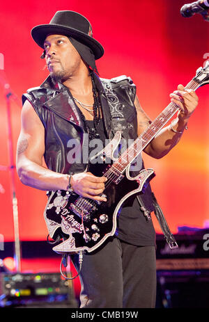 Jul 06, 2012 - New Orleans, Louisiana; USA - Musician D'ANGELO performs live as part of the 2012 Essence Music Festival that is taking place at the Mercedes Benz Superdome. Copyright 2012 Jason Moore. (Credit Image: © Jason Moore/ZUMAPRESS.com) Stock Photo