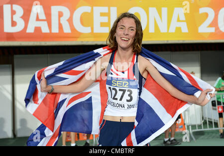 BARCELONA, Spain: Thursday 12 July 2012,  during the afternoon session of day 3 of the IAAF World Junior Championships at the Estadi Olimpic de Montjuic. Photo by Roger Sedres/ImageSA Stock Photo
