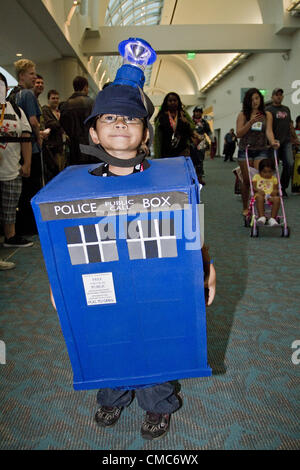 July 14, 2012 - San Diego, CA, US - Fans attending San Diego Comic-Con International 2012 dressed as their favorite characters. (Credit Image: © Daniel Knighton/ZUMAPRESS.com) Stock Photo