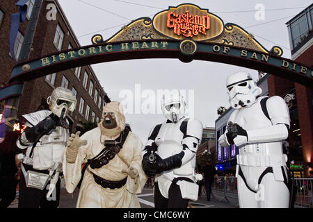 July 14, 2012 - San Diego, CA, US - Fans attending San Diego Comic-Con International 2012 dressed as their favorite characters. (Credit Image: © Daniel Knighton/ZUMAPRESS.com) Stock Photo