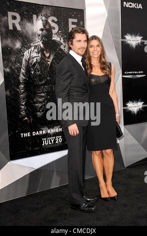 Christian Bale at arrivals for THE DARK KNIGHT RISES Premiere, AMC Loews Lincoln Square Theater, New York, NY July 16, 2012. Photo By: Kristin Callahan/Everett Collection Stock Photo