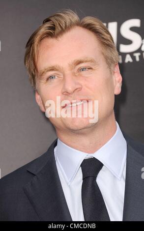 Christopher Nolan at arrivals for THE DARK KNIGHT RISES Premiere, AMC Loews Lincoln Square Theater, New York, NY July 16, 2012. Photo By: Kristin Callahan/Everett Collection Stock Photo