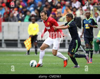 CAPE TOWN, SOUTH AFRICA - JULY 21, Dimitar Berbatov from Manchester United FC during the MTN Football Invitational match between Ajax Cape Town and Manchester United from Cape Town Stadium on July 21, 2012 in Cape Town, South Africa Photo by Luke Walker / Gallo Images Stock Photo